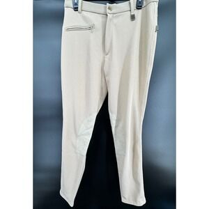 Devon-Aire USPC Equestrian Breeches Tan Knee‎ Patch Riding Pants 30L